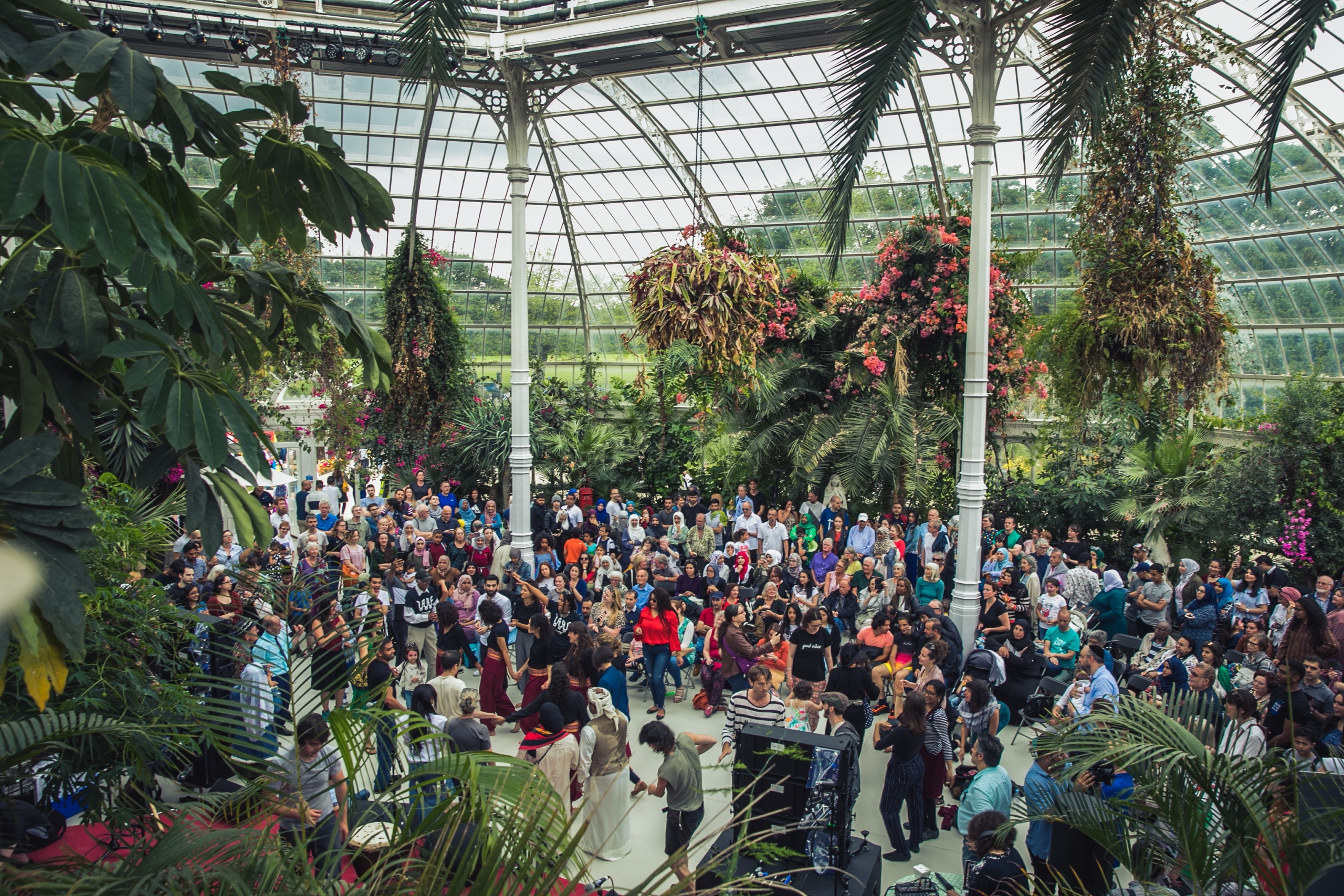 Cultural organisation Liverpool Arab arts festival Liverpool Arab Arts Festival in Sefton Park Palm House back in 2019 ©AB Photography