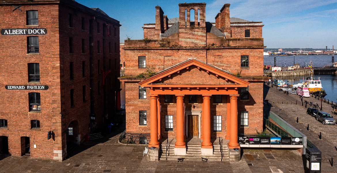 The exterior of the Internatonal Slavery musem in Liverpool.