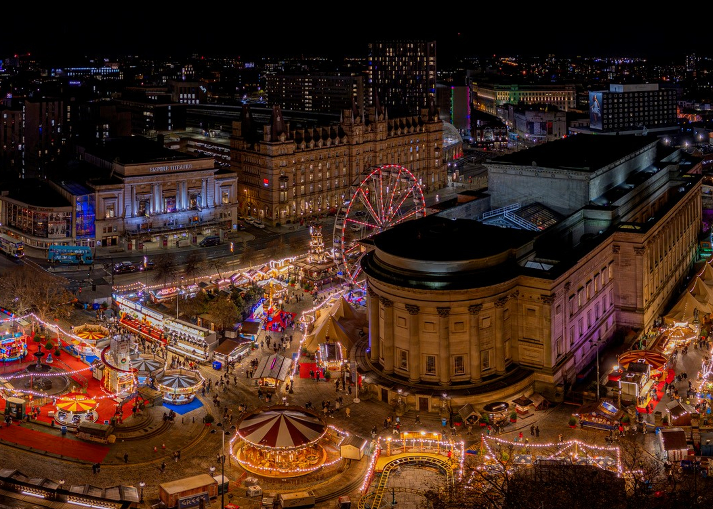 Liverpool's Christmas Market at St George's Hall